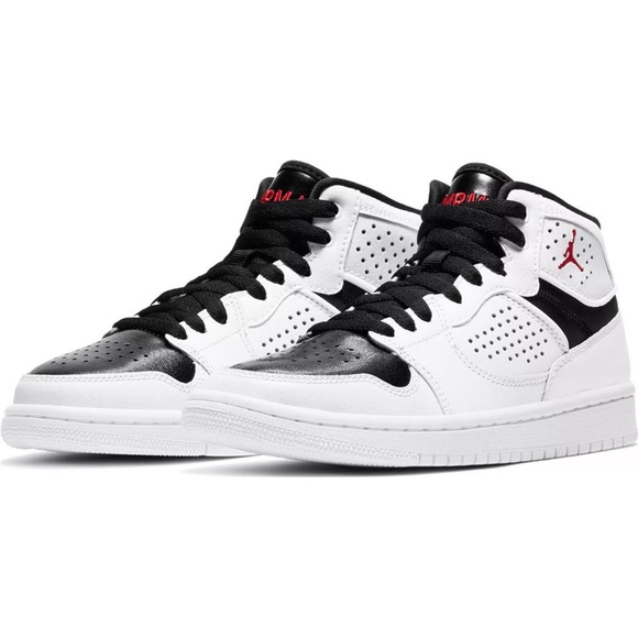 Nike Air Jordan Access White/Black/University Red Kids Sneakers- SZ 5.5, 6 - Picture 2 of 8